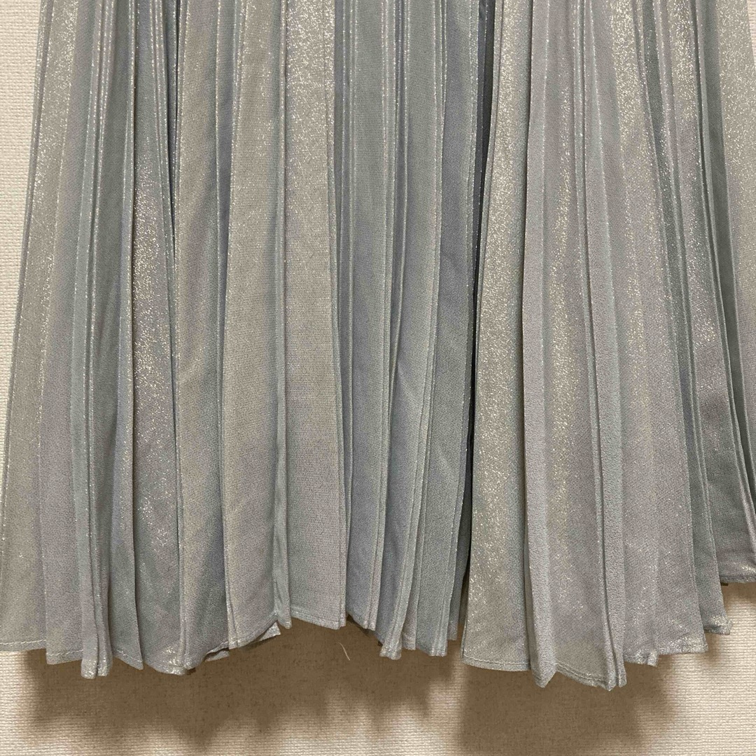 The Virgnia(ザヴァージニア)のthe virgnia ラメ　プリーツスカート レディースのスカート(ロングスカート)の商品写真