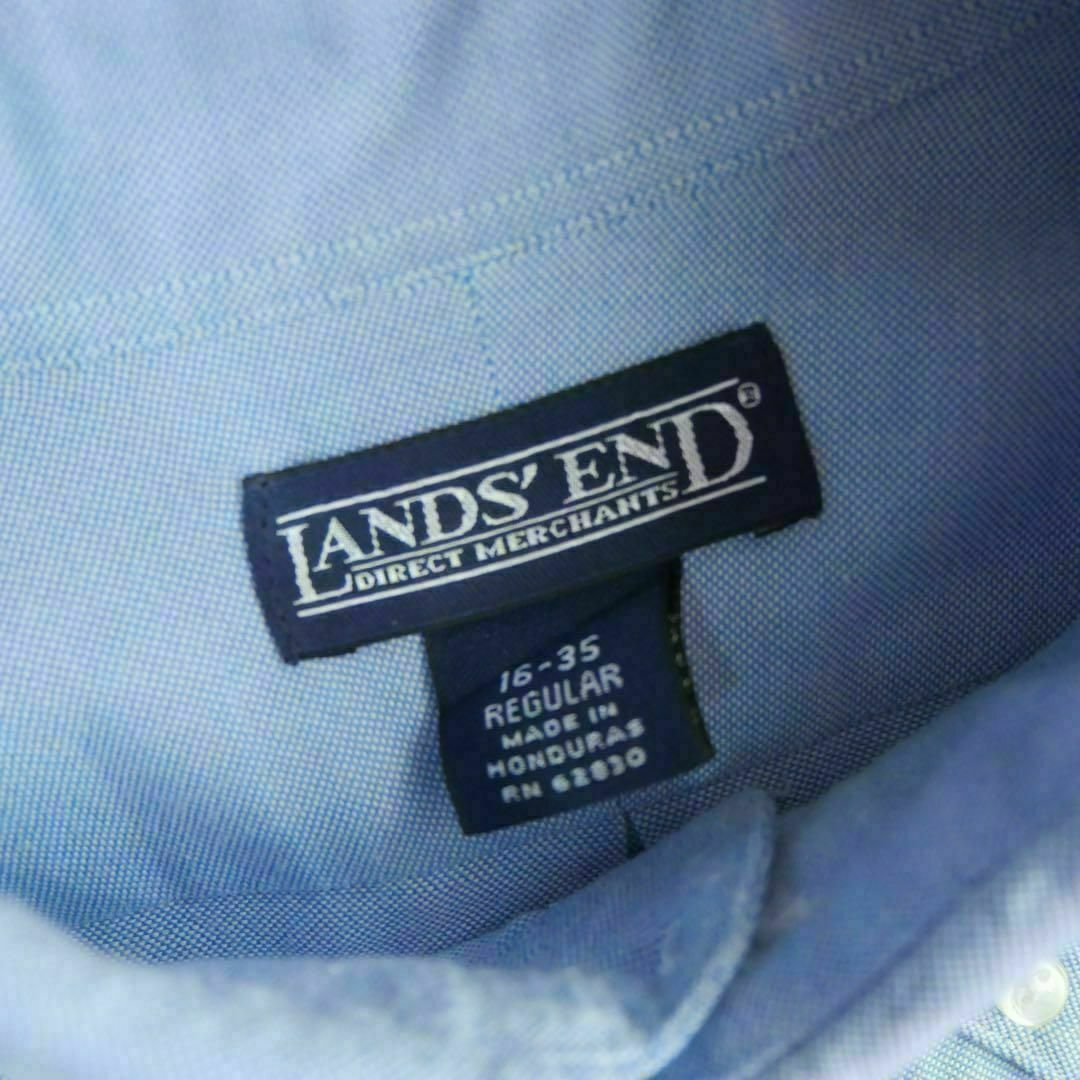 LANDS’END(ランズエンド)のLANDS’ END ランズエンド 企業ロゴ 長袖シャツ ボタンダウン メンズのトップス(シャツ)の商品写真