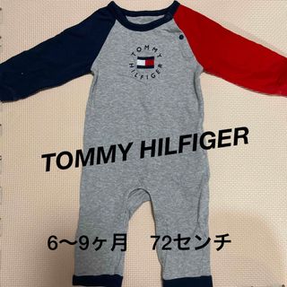 トミーヒルフィガー(TOMMY HILFIGER)のTOMMY HILFIGER 長袖ロンパース　74センチ(ロンパース)