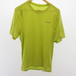 パタゴニア(patagonia)のパタゴニア メッシュTシャツ カットソー  ロゴ S ■GY09(Tシャツ/カットソー(半袖/袖なし))