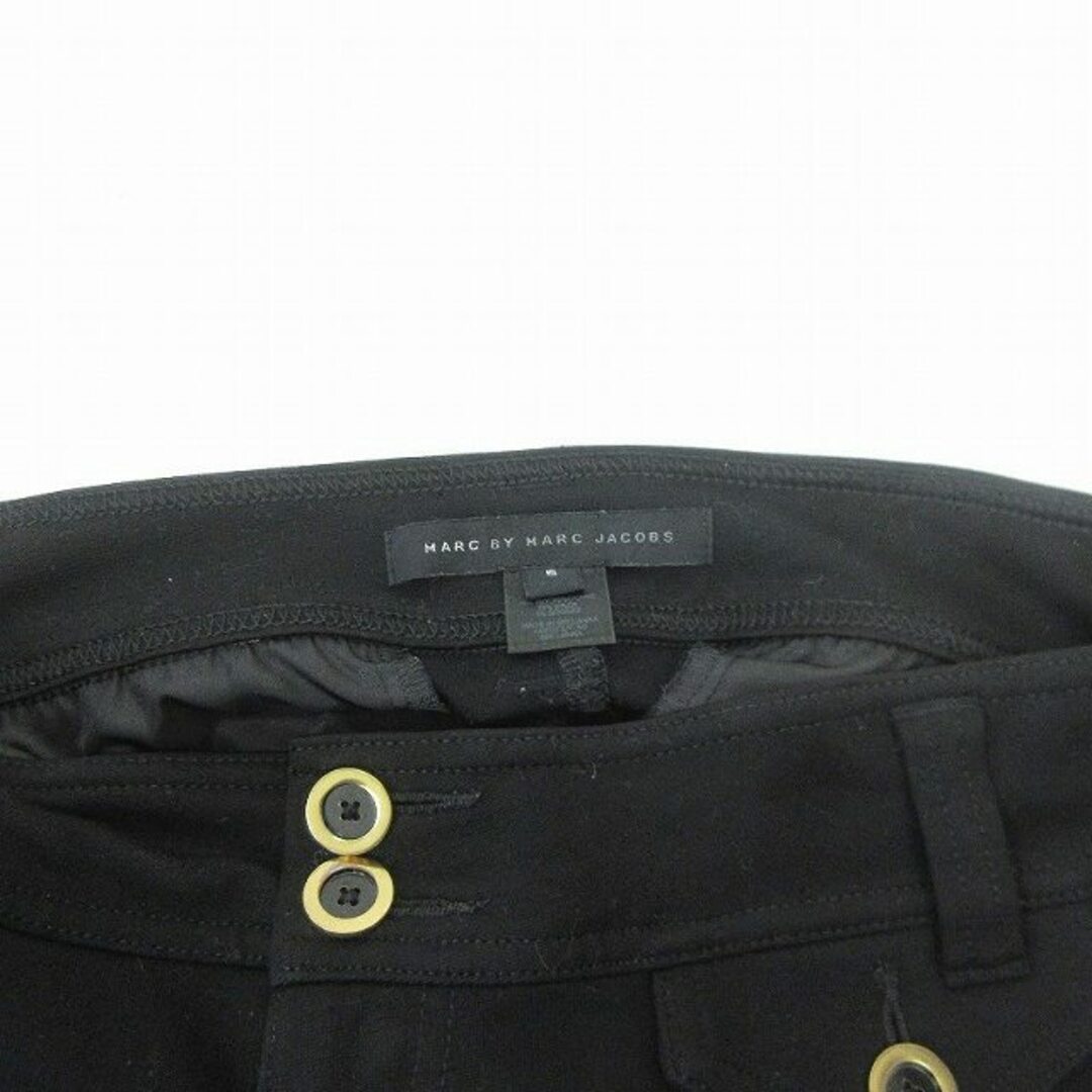 MARC BY MARC JACOBS(マークバイマークジェイコブス)のマークジェイコブス 美品ショートパンツ ハーフパンツ 黒 ６ 約L ■GY09 レディースのパンツ(ショートパンツ)の商品写真