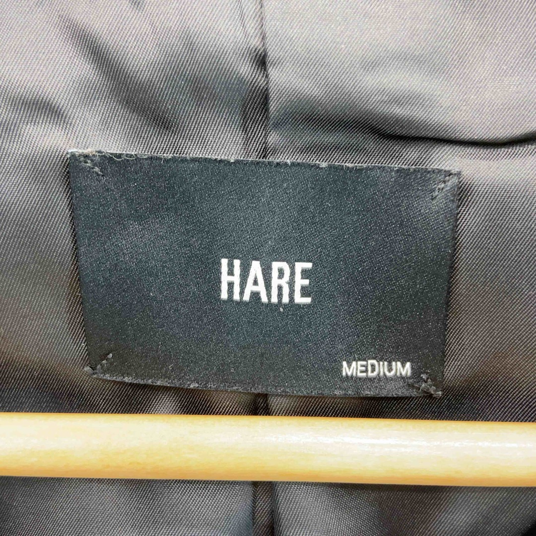 HARE(ハレ)のHARE メンズ ハレ レザージャケット　テーラード　フェイクレザー　インナーベスト　取り外し　黒 メンズのジャケット/アウター(レザージャケット)の商品写真