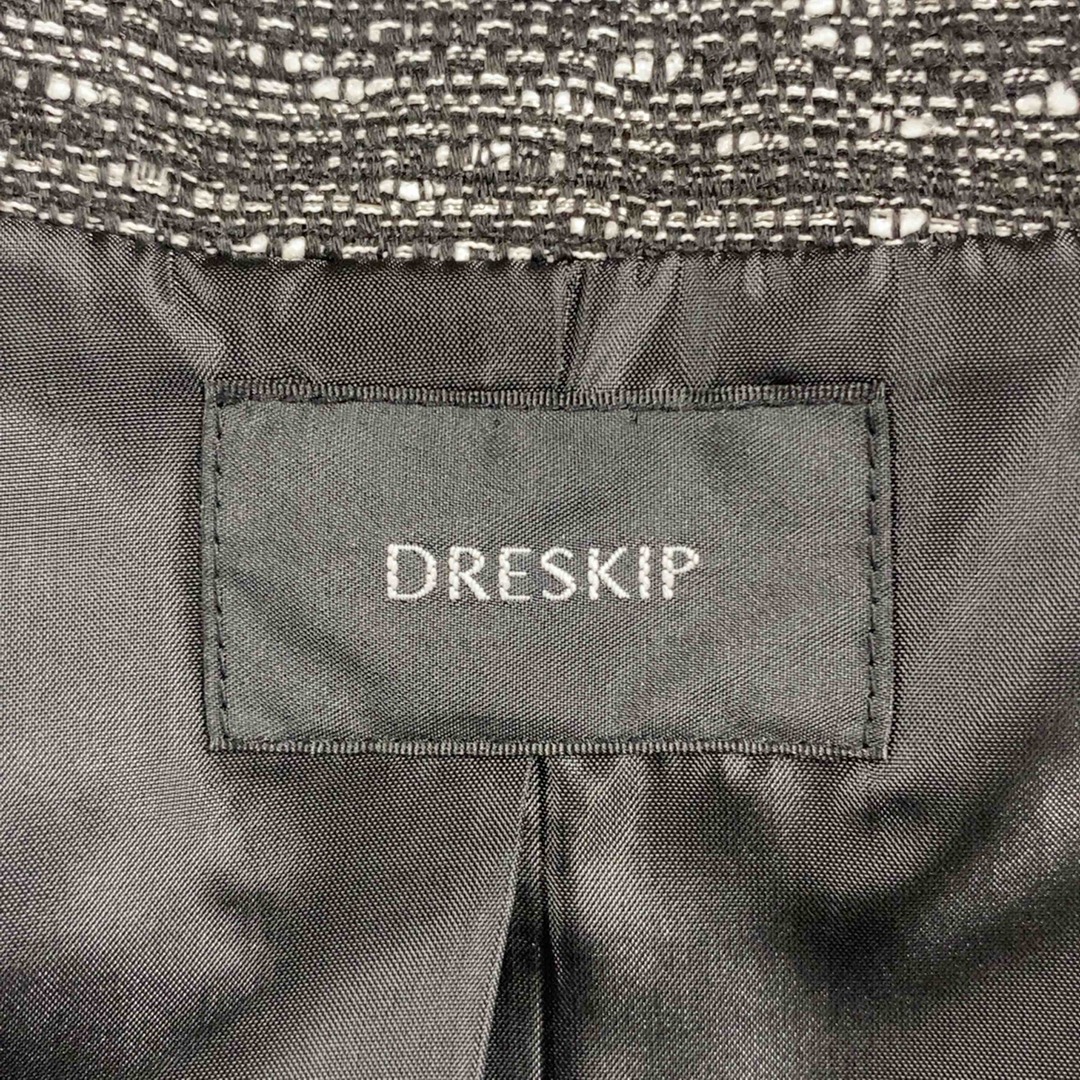 DRESKIP(ドレスキップ)のDRESKIP ドレスキップ レディース  ノーカラー フォーマル ジャケット メンズのジャケット/アウター(ダウンベスト)の商品写真