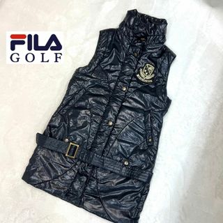 フィラ(FILA)の【フィラゴルフ FILA GOLF ベスト/スカート 中綿セットアップ Ｍ】(ウエア)