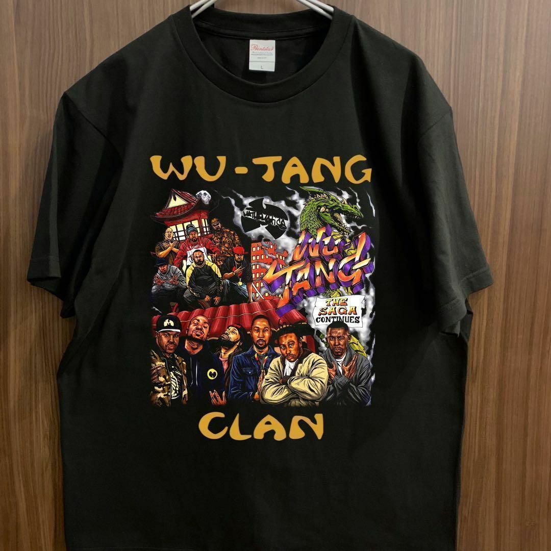 Wu-Tang Clan Tシャツ raptee bootleg ブラック メンズのトップス(Tシャツ/カットソー(半袖/袖なし))の商品写真