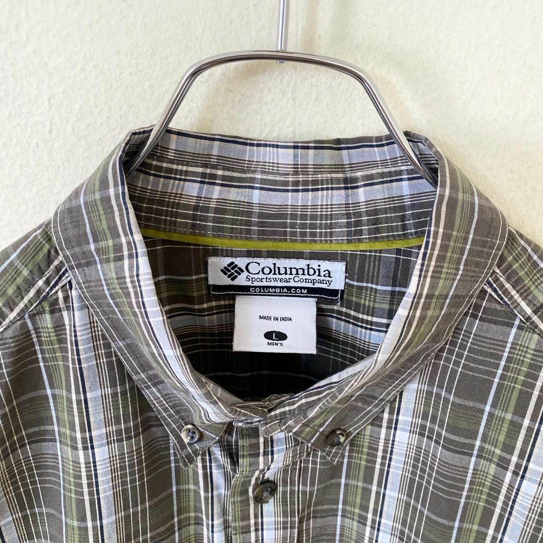 Columbia(コロンビア)の‘10 Columbia コロンビア　長袖　チェック　シャツ　古着　アウトドア メンズのトップス(Tシャツ/カットソー(七分/長袖))の商品写真