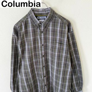 コロンビア(Columbia)の‘10 Columbia コロンビア　長袖　チェック　シャツ　古着　アウトドア(Tシャツ/カットソー(七分/長袖))