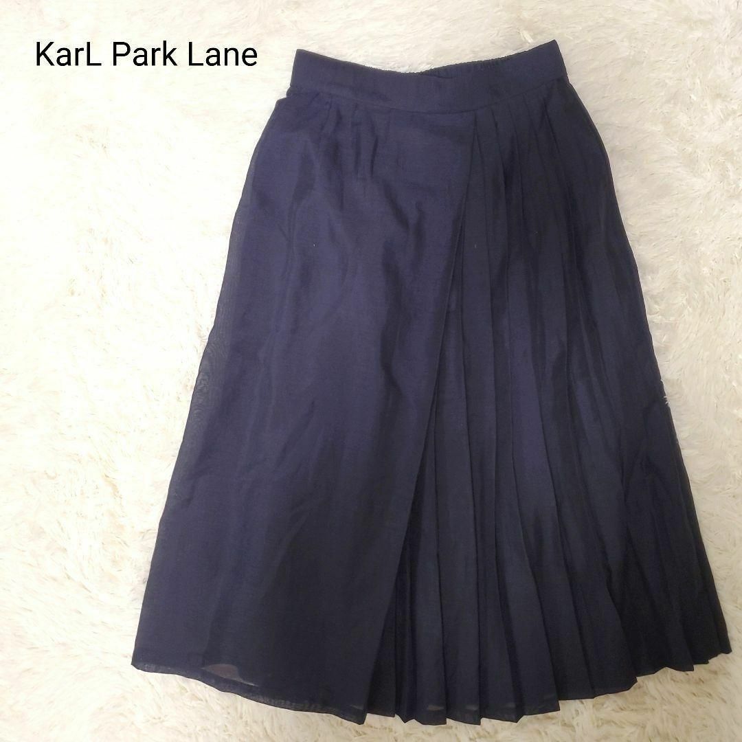 KarL Park Lane(カールパークレーン)のカールパークレーン Karl Park Lane プリーツスカート L 黒 レディースのスカート(ひざ丈スカート)の商品写真