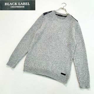 ブラックレーベルクレストブリッジ(BLACK LABEL CRESTBRIDGE)のX257【ブラックレーベルクレストブリッジ】CBチェック　クルーネック　セーター(ニット/セーター)