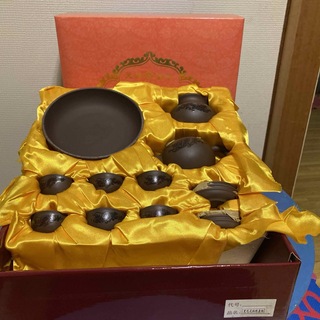 天福茗茶　高級茶器セット　中国茶器(陶芸)