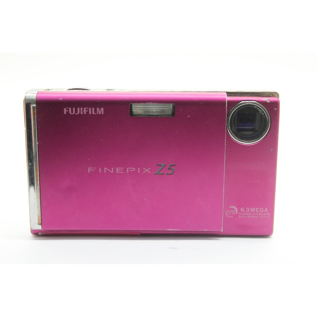 【返品保証】 フジフィルム Fujifilm Finepix Z5fd ピンク 3x バッテリー付き コンパクトデジタルカメラ  s7426 スマホ/家電/カメラのカメラ(コンパクトデジタルカメラ)の商品写真