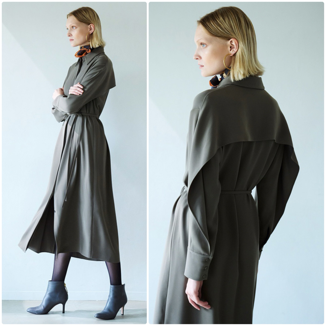 Theory luxe - theory luxe 22AW コート風シャツワンピース Theory luxe - theory luxe 22AW コート風シャツワンピース