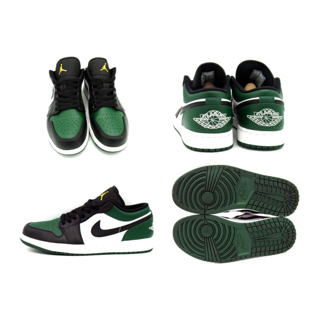 NIKE(ナイキ)のナイキ NIKE ■ 【 AIR JORDAN 1 LOW Green Toe 553558 371 】 エア ジョーダン 1 ロー グリーン トゥ スニーカー　f21195 メンズの靴/シューズ(スニーカー)の商品写真