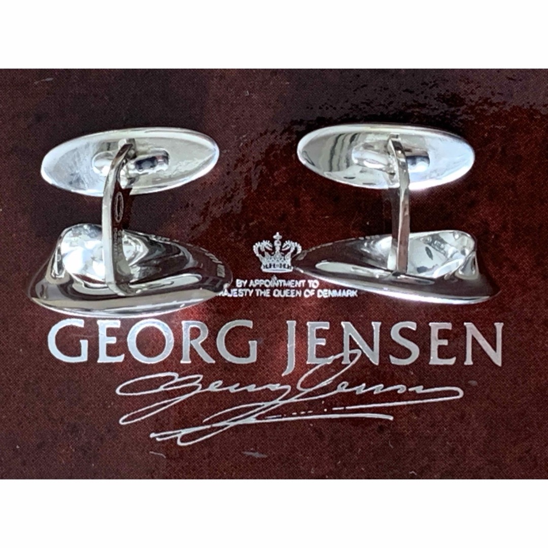 Georg Jensen(ジョージジェンセン)の希少 美品 未使用 GEORG JENSEN カフリンクス モデル142 メンズのファッション小物(カフリンクス)の商品写真