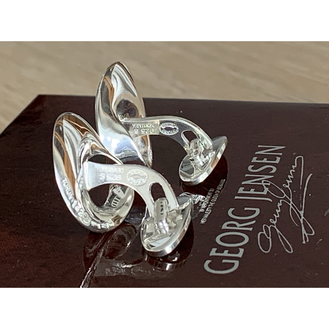 Georg Jensen(ジョージジェンセン)の希少 美品 未使用 GEORG JENSEN カフリンクス モデル142 メンズのファッション小物(カフリンクス)の商品写真