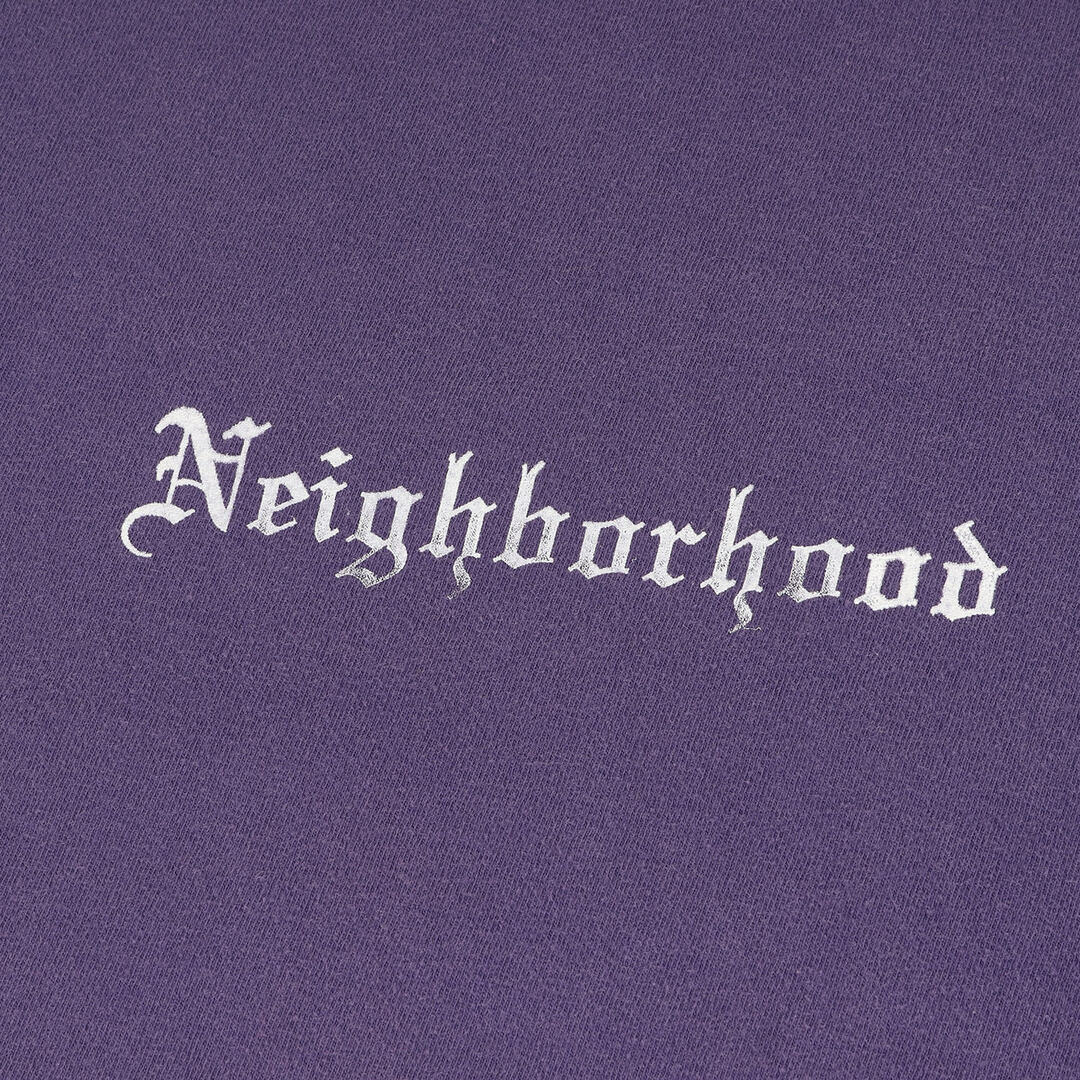 NEIGHBORHOOD(ネイバーフッド)の新品 NEIGHBORHOOD ネイバーフッド Tシャツ サイズ:S 24SS サベージ加工 スカル スネーク ロングスリーブTシャツ SAVAGE CREWNECK LS パープル トップス カットソー 長袖【メンズ】 メンズのトップス(Tシャツ/カットソー(七分/長袖))の商品写真