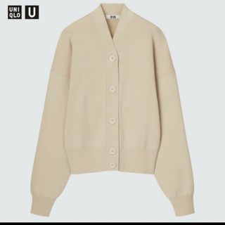 UNIQLO - UNIQLO UVカットⅤネックロングカーディガン Sサイズ