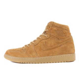 ナイキ(NIKE)の美品 NIKE ナイキ サイズ:28.0cm AIR JORDAN 1 RETRO HIGH OG WHEAT (555088-710) エア ジョーダン1 レトロ ハイ ウィート ゴールデンハーベスト US10 ハイカット スニーカー シューズ 靴【メンズ】【中古】(スニーカー)