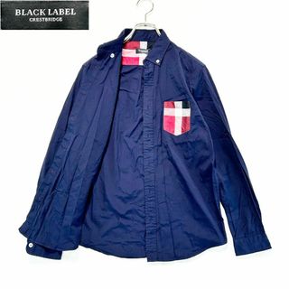 ブラックレーベルクレストブリッジ(BLACK LABEL CRESTBRIDGE)のX274【ブラックレーベルクレストブリッジ】CBチェック　ロゴ刺繍　BDシャツ(シャツ)