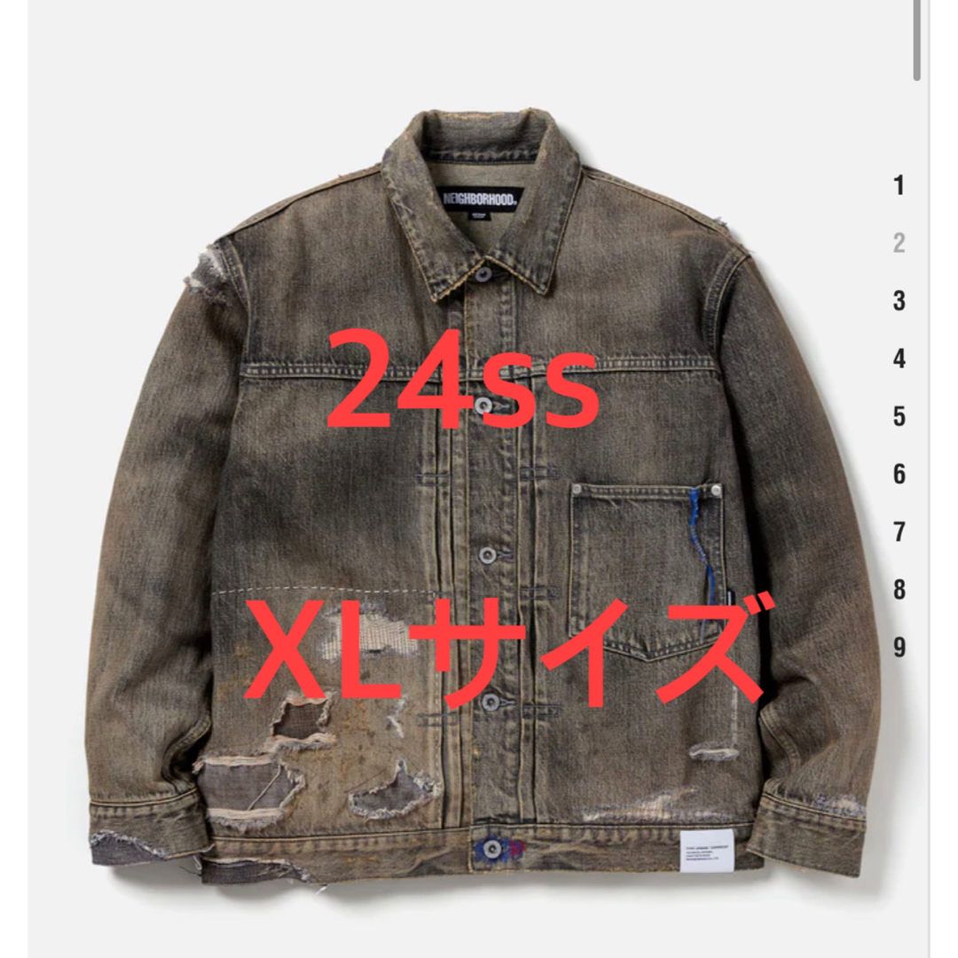 NEIGHBORHOOD(ネイバーフッド)の24ss neighborhood SAVAGE DENIM TYPE-1  メンズのジャケット/アウター(Gジャン/デニムジャケット)の商品写真