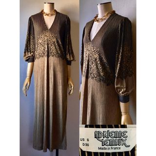 フミカウチダ(FUMIKA_UCHIDA)の70s French Made Vintage Maxi Dress フランス製(ロングワンピース/マキシワンピース)