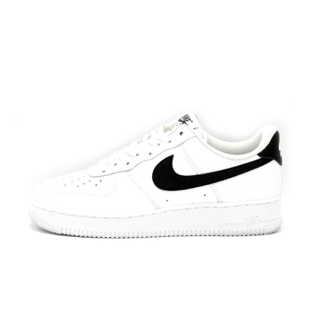 ナイキ NIKE ■ 【 AIR FORCE 1 07 White Black Pebbled Leather CT2302 100 】 エア フォース 1 07 ペブルド レザー スニーカー　f21197