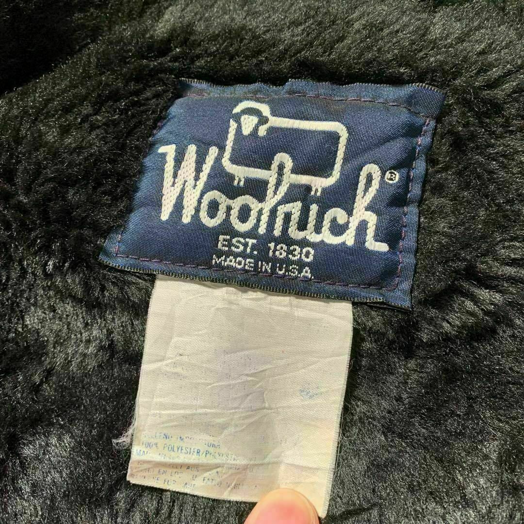 WOOLRICH(ウールリッチ)の80s USA製 woolrich グリーンチェック ウールジャケット メンズのジャケット/アウター(ブルゾン)の商品写真