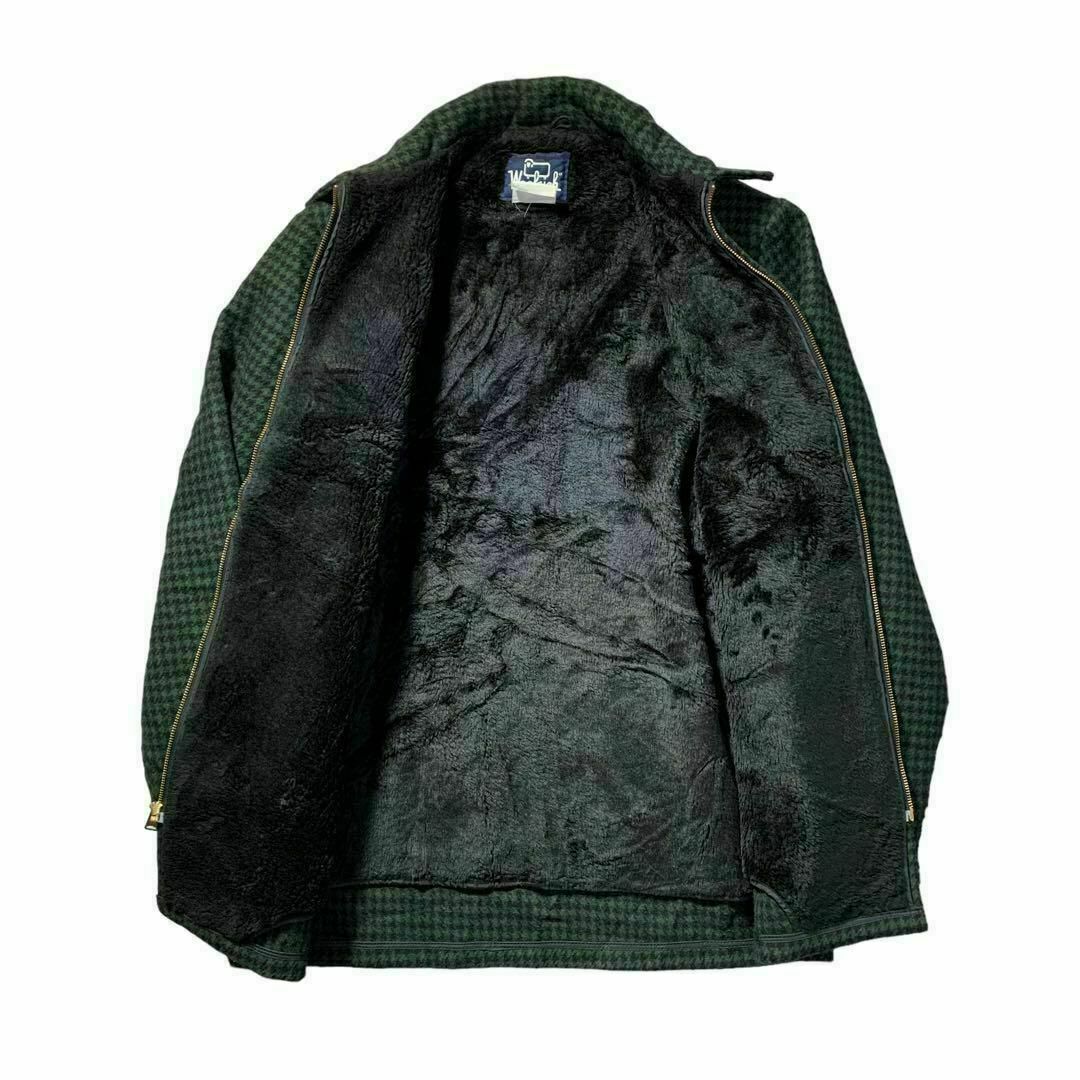 WOOLRICH(ウールリッチ)の80s USA製 woolrich グリーンチェック ウールジャケット メンズのジャケット/アウター(ブルゾン)の商品写真