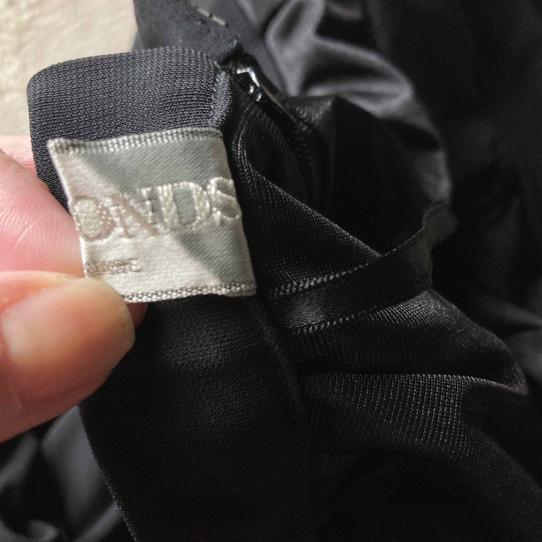 E.SECONDS ブラック　ロングスカート　サイズ　15   レディースのスカート(ロングスカート)の商品写真