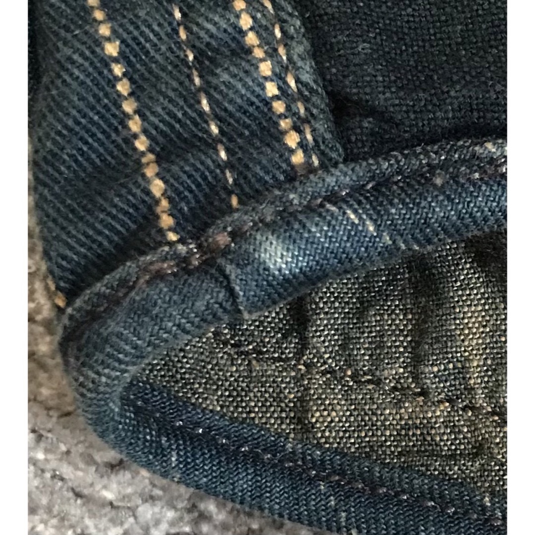 RRL(ダブルアールエル)の万能アイテム RRL WABASH STRIPE インディゴ  ワークベスト メンズのトップス(ベスト)の商品写真