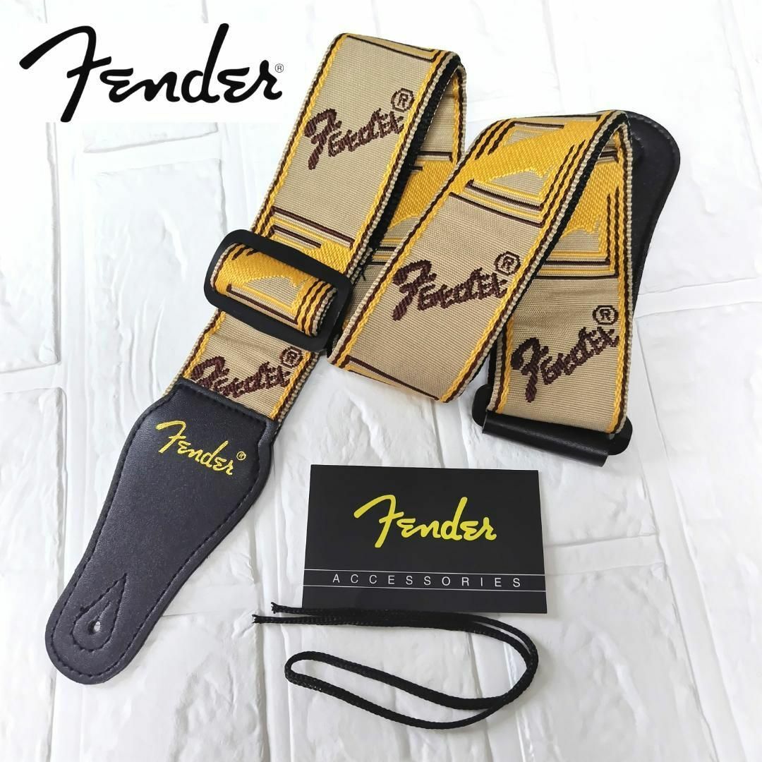 Fender(フェンダー)の【未使用】モノグラム　フェンダー ギター　ベース　ストラップ 楽器のギター(ストラップ)の商品写真