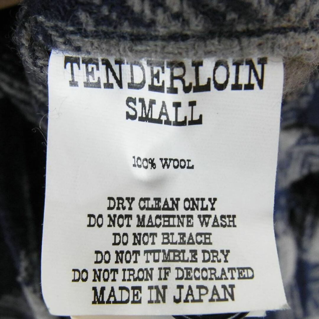 TENDERLOIN(テンダーロイン)のTENDERLOIN テンダーロイン 13AW T-BUFFALO SHT JACKET バッファロー チェック 長袖 シャツ ネイビー系 S【中古】 メンズのトップス(シャツ)の商品写真