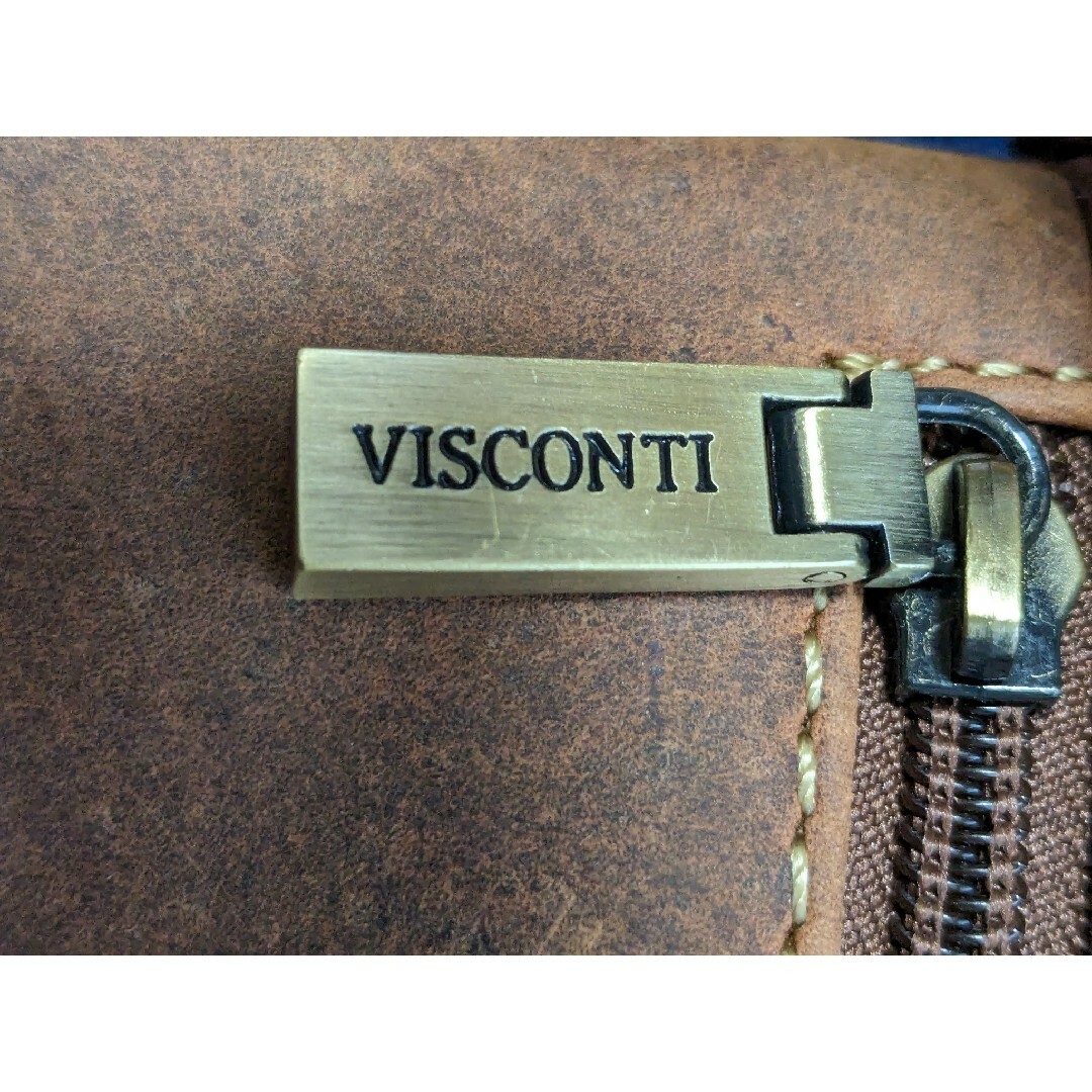 VISCONTI(ビスコンティ)の【Visconti】本革ショルダーバッグ　専用袋付 メンズのバッグ(ショルダーバッグ)の商品写真