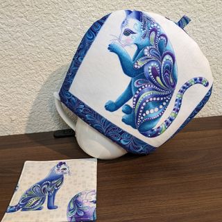 ねこCat  ベナテックス　♡　ティーコゼー　♡　ハンドメイド(テーブル用品)