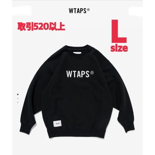 ダブルタップス(W)taps)のWTAPS 2024SS SIGN SWEATER BLACK Lサイズ(スウェット)