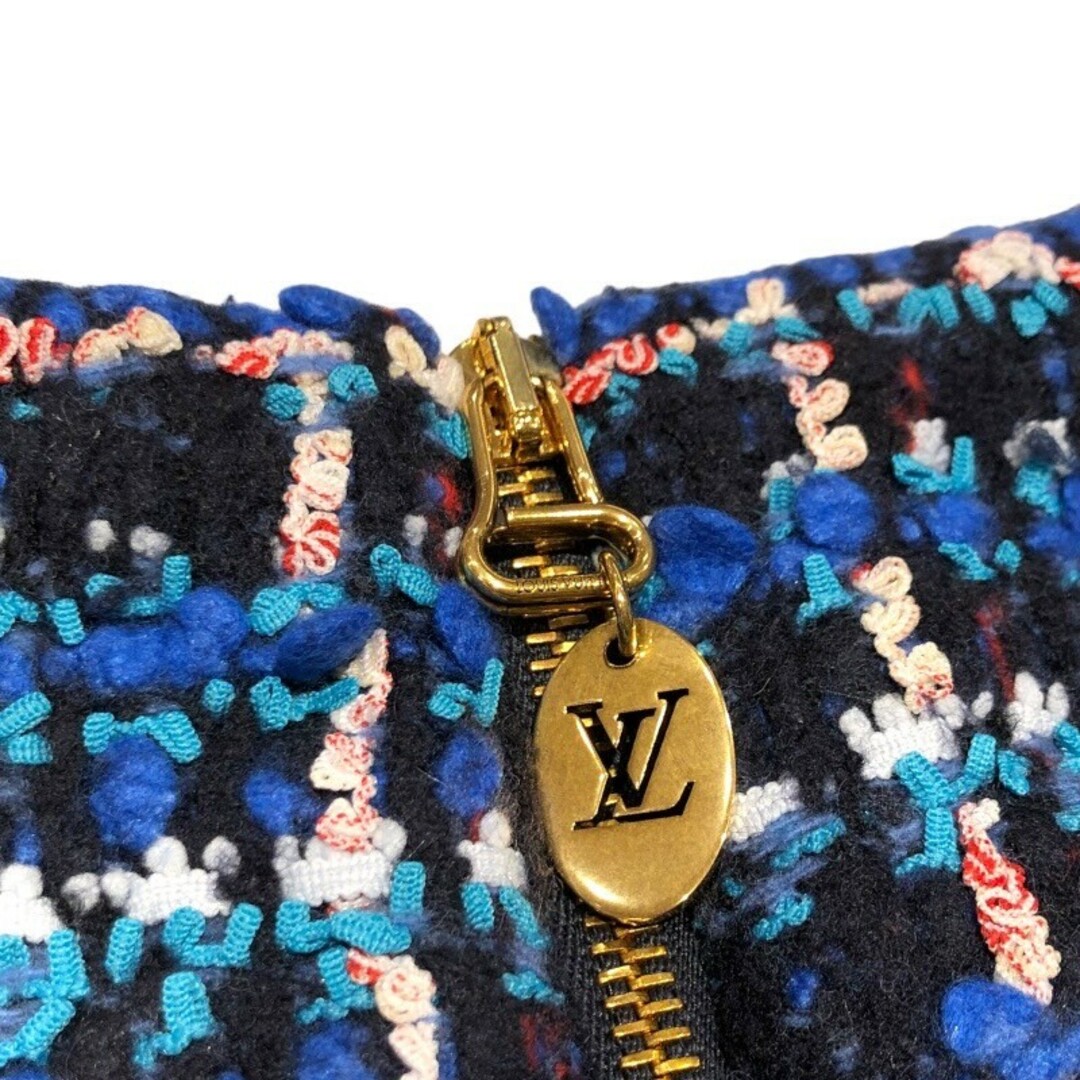 LOUIS VUITTON(ルイヴィトン)の　ルイ・ヴィトン LOUIS VUITTON スケータードレス ツイードワンピース 22AW FNRP88 ブルー レディース ワンピース レディースのワンピース(その他)の商品写真