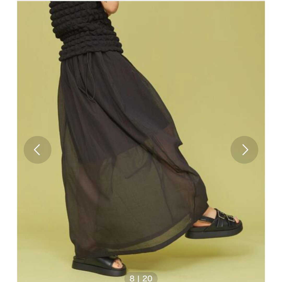 UNITED ARROWS(ユナイテッドアローズ)のCITEN オーガンジーバルーンスカート レディースのスカート(ロングスカート)の商品写真