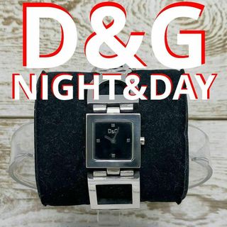 D&G - 動作品　ドルチェ＆ガッバーナ　シルバー　腕時計　ドルガバ　D&G 　定価6万円