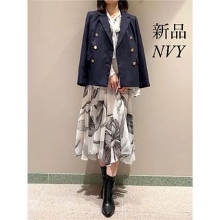 【正規品】snidel Sustainableダブルジャケット　NVY 紺　0