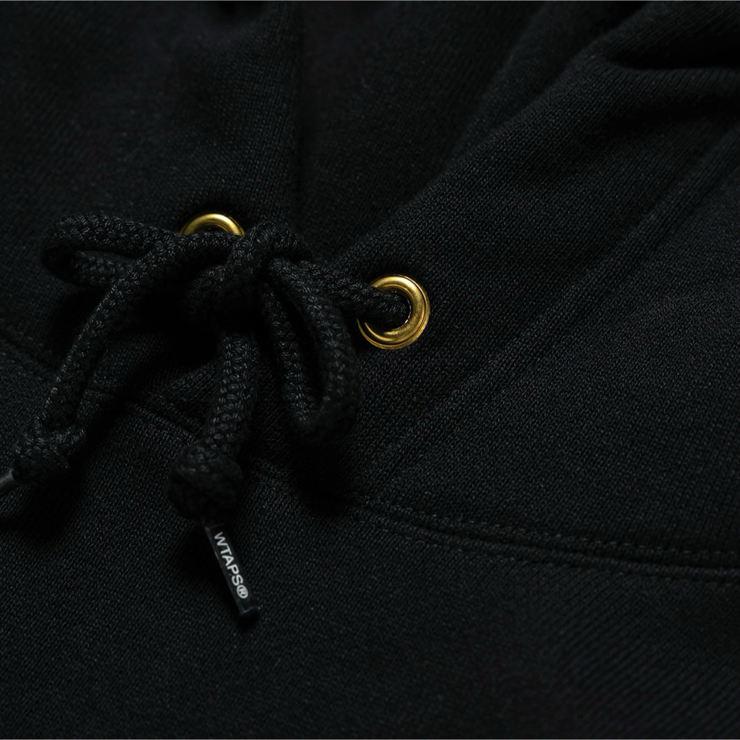 W)taps(ダブルタップス)のWTAPS 2024SS SIGN HOODY BLACK XLサイズ メンズのトップス(パーカー)の商品写真