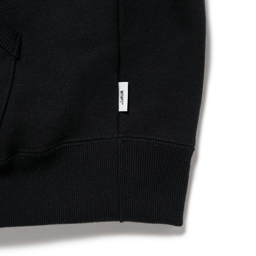 W)taps(ダブルタップス)のWTAPS 2024SS SIGN HOODY BLACK XLサイズ メンズのトップス(パーカー)の商品写真