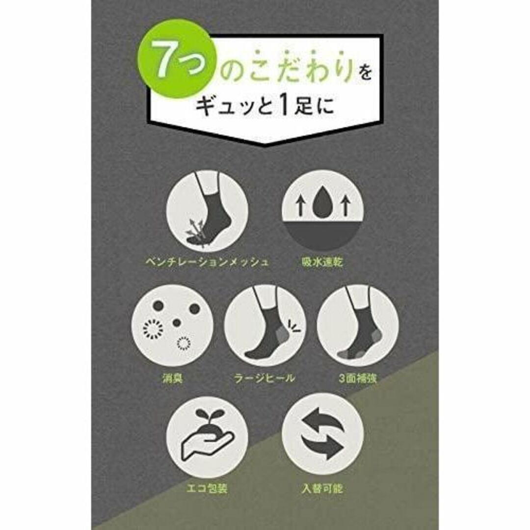 【新品】[オカモト] MAENI(マエニ) 靴下 メンズ ソックス 7足組 メンズのレッグウェア(ソックス)の商品写真