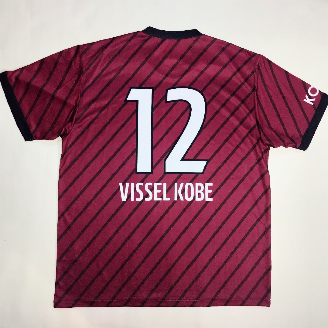 ヴィッセル神戸2023年モデルユニフォームＴシャツ　フリーサイズ スポーツ/アウトドアのサッカー/フットサル(応援グッズ)の商品写真