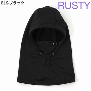 ラスティ(RUSTY)のRUSTY ラスティ　レディース　ブラック　ネックウォーマー フードウォーマー(ネックウォーマー)