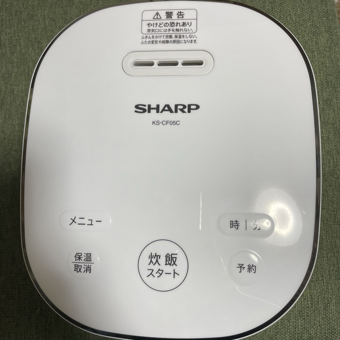SHARP(シャープ)の炊飯器3合 スマホ/家電/カメラの調理家電(炊飯器)の商品写真