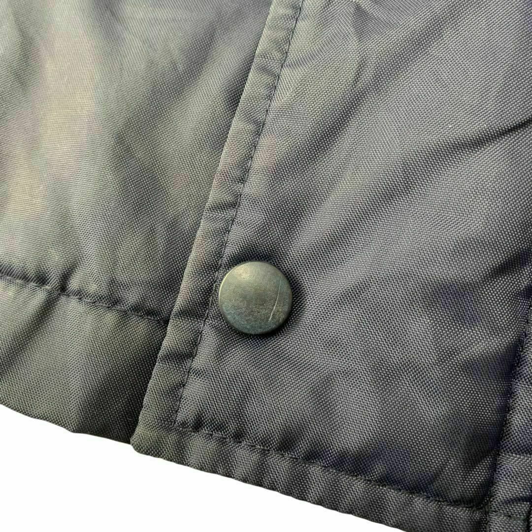 UMBRO(アンブロ)の90s UMBRO ネイビー ロングコート 中綿ジャケット ワンポイント メンズのジャケット/アウター(ダウンジャケット)の商品写真