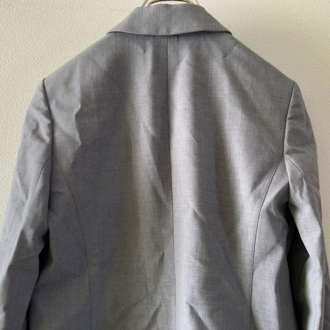 theory(セオリー)のtheory セオリー テーラードジャケット サイズ0 グレー ウール 日本製 レディースのジャケット/アウター(テーラードジャケット)の商品写真