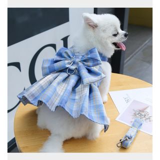 ペット用品 ハーネス 犬服 猫用 ハーネスリードセット 犬用ハーネス ペット服(リード/首輪)