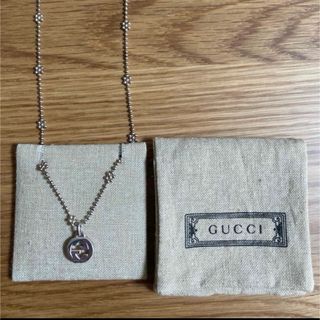 グッチ(Gucci)のインターロッキングG シルバー ネックレス(ネックレス)