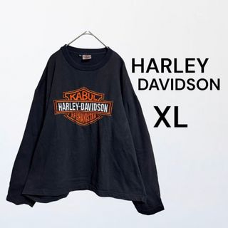 Harley Davidson - ハーレーダビットソン　ロンT Tシャツ　スウェット　ロゴT XL  ハーレー